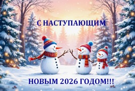 ПОЗДРАВЛЯЕМ С НАСТУПАЮЩИМ НОВЫМ ГОДОМ!!!!